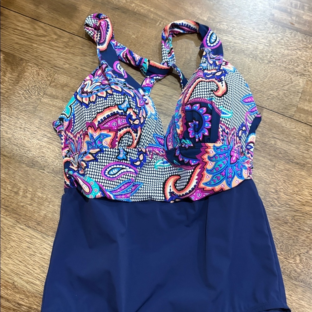 Christina swimsuit one piece size 10 - Picture 2 of 9